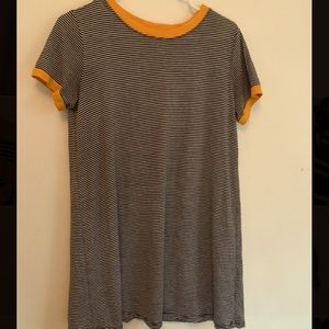 B&W striped t-shirt dress!